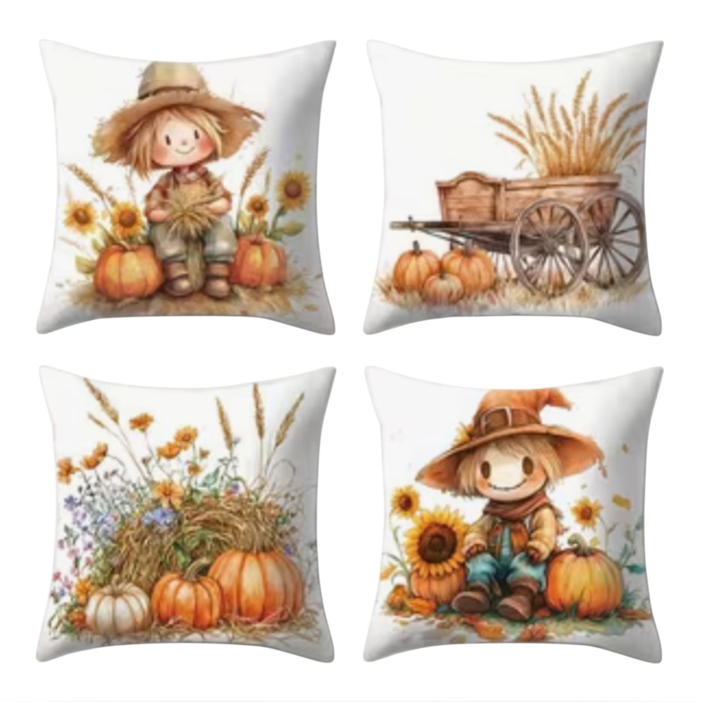 Fall Harvest Pillow Cover Set
